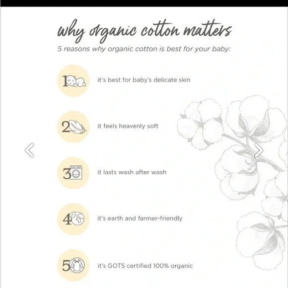 Burt's Bees Baby Pajamas Zip Front Non-slip Footed Pjs, 100% Organic Cotton‎ - Picture 8 of 9